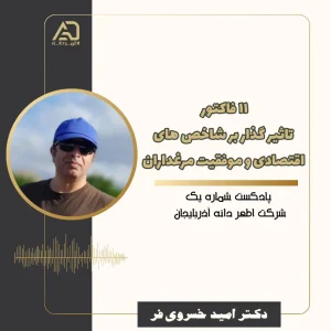 پادکست شماره یک ارایه دهنده امید خسروی فر